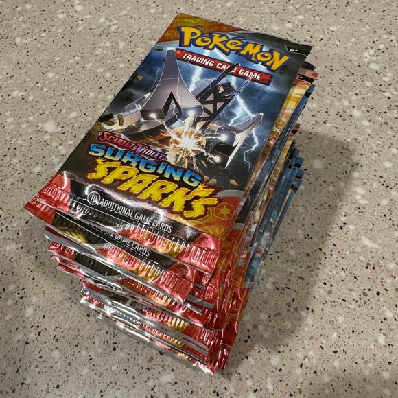 Pokemon - Surging Sparks - Booster Pack - New - Picture 2 of 2